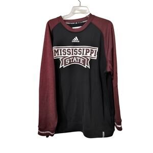 M635) Adidas Mississippi State Pullover Sweatshirt Size XL